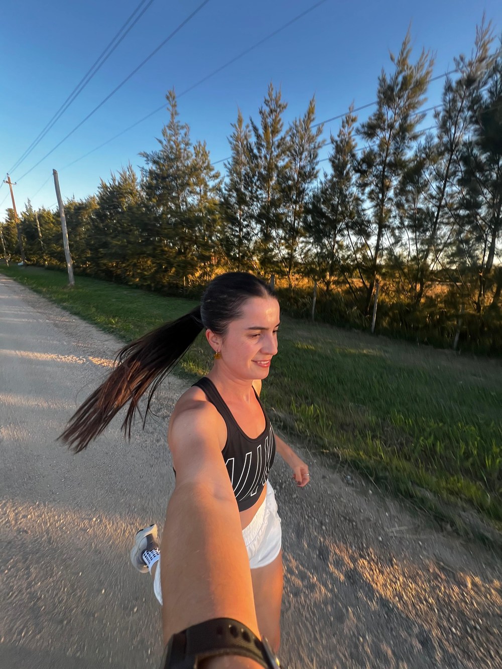 Lic. Agustina Villegas corriendo