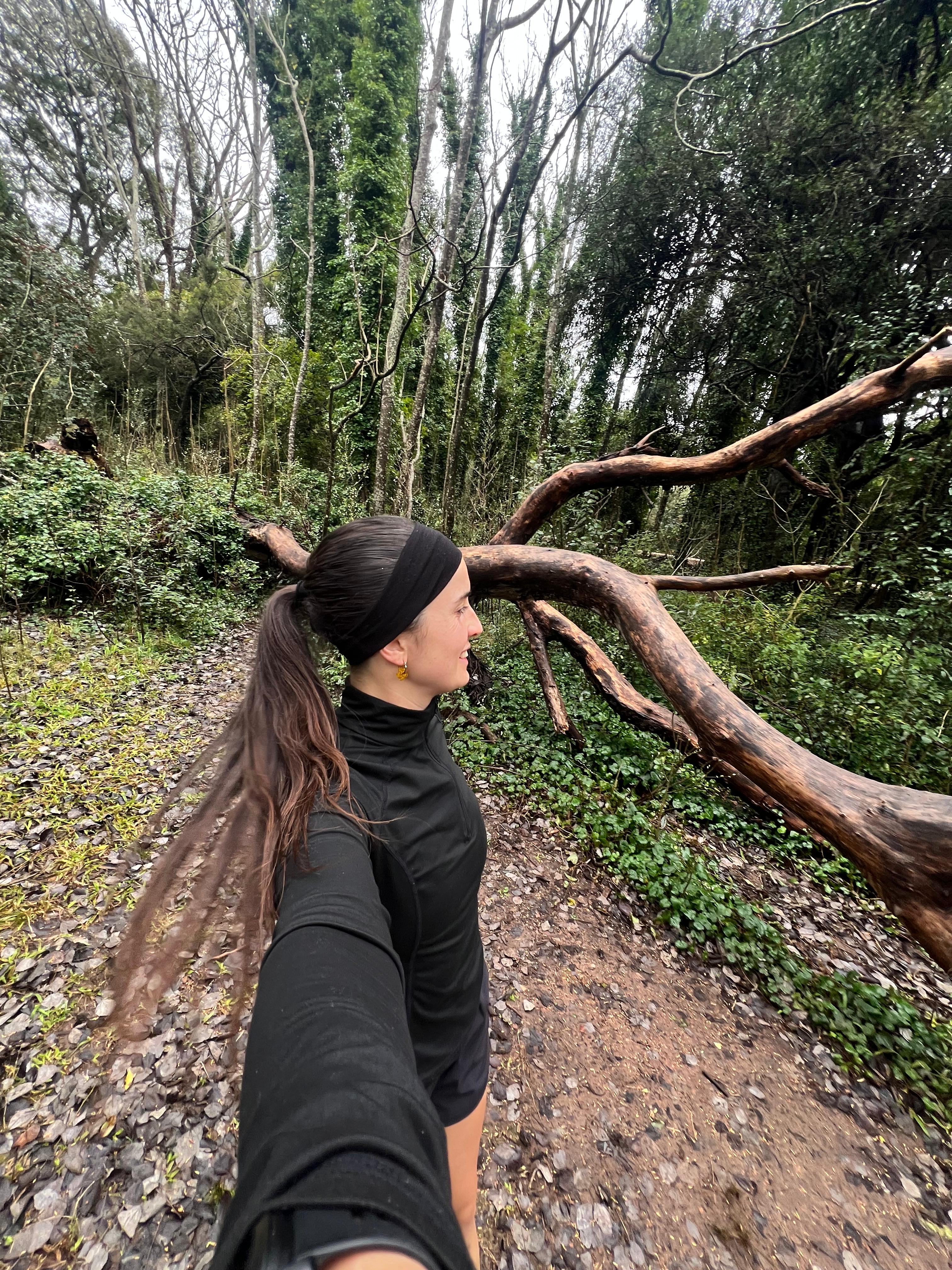 Agustina corriendo